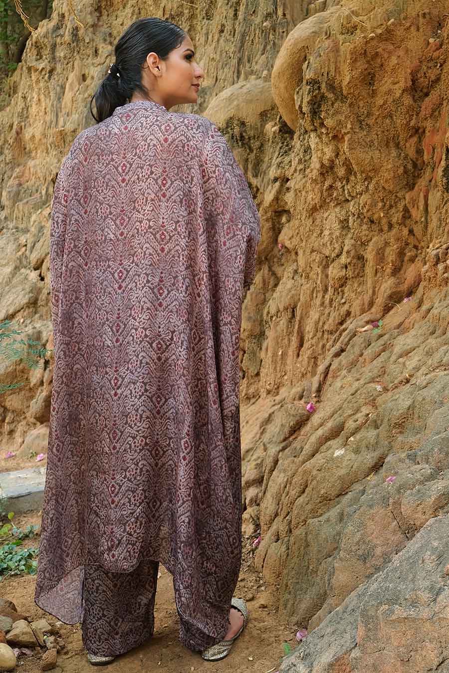 Ikat Kaftan & Pant Co-Ord Set