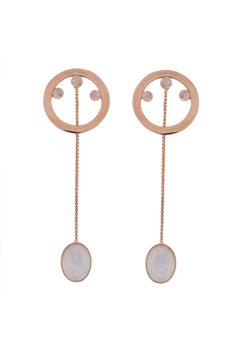 Crux Moonstone Earrings
