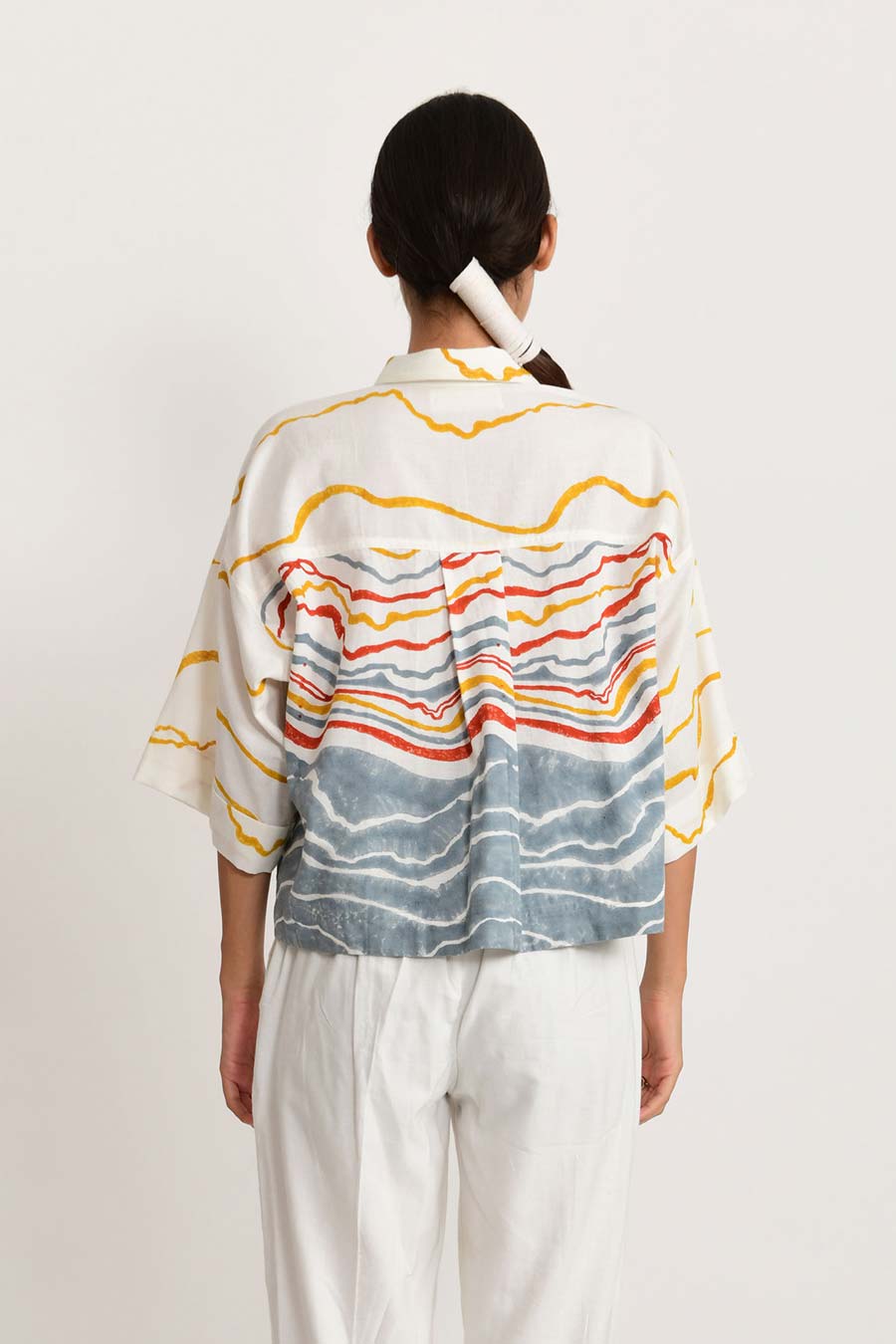 Crested Overlap Crop Top