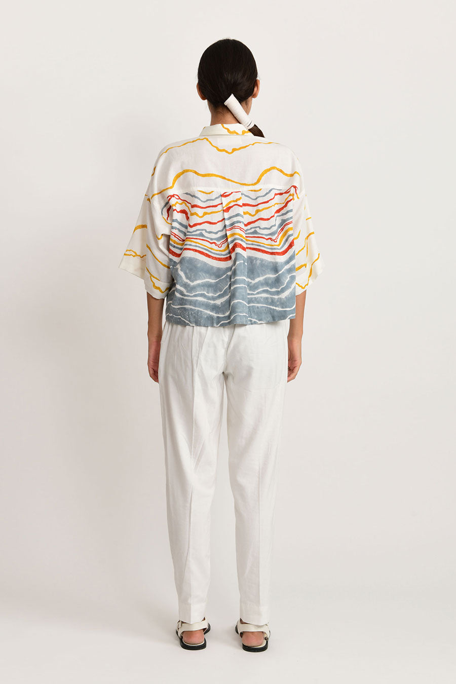 Crested Overlap Crop Top