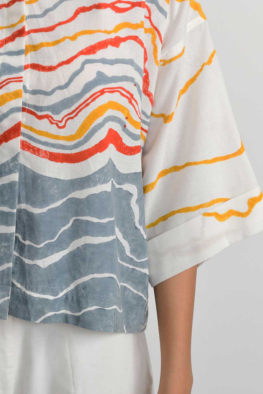 Crested Overlap Crop Top