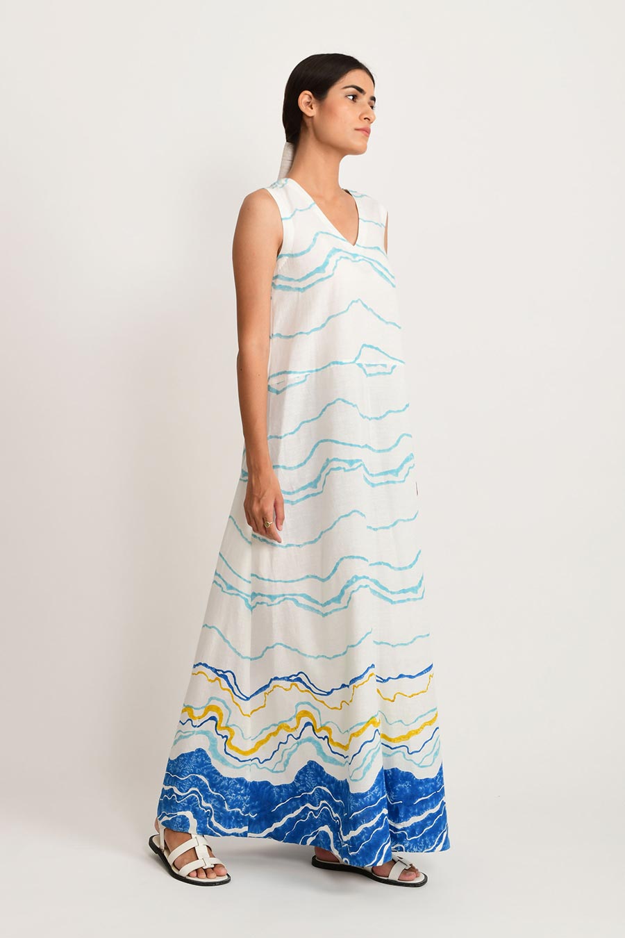 Blue Ocean Big Pocket Dress