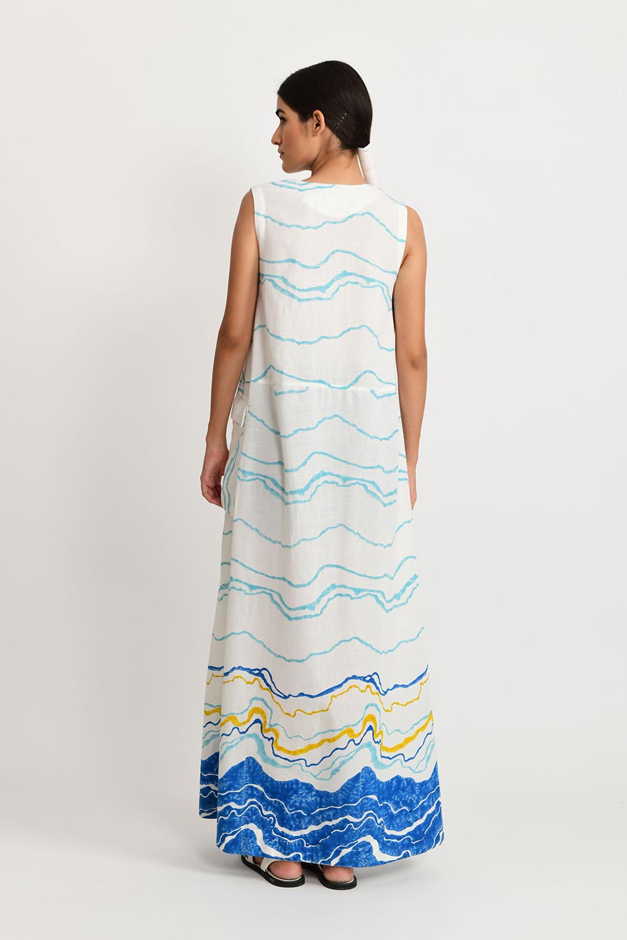 Blue Ocean Big Pocket Dress