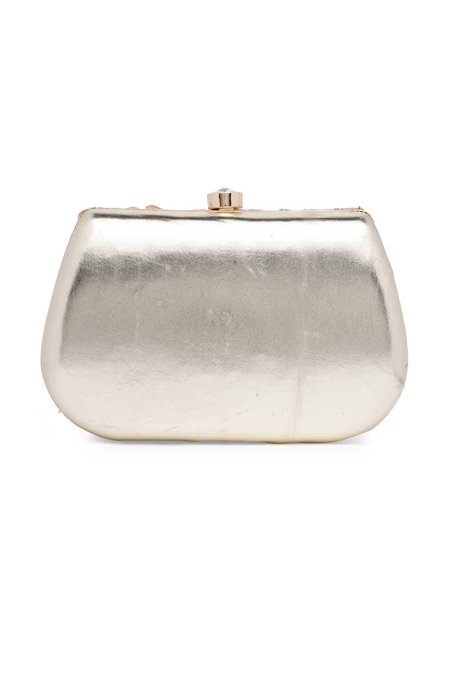 Gold Brocade Patchwork Clutch