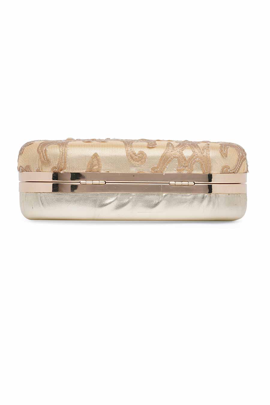Gold Brocade Patchwork Clutch