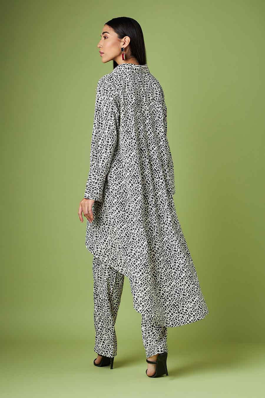 Noir Printed Shirt & Pant Co-Ord Set