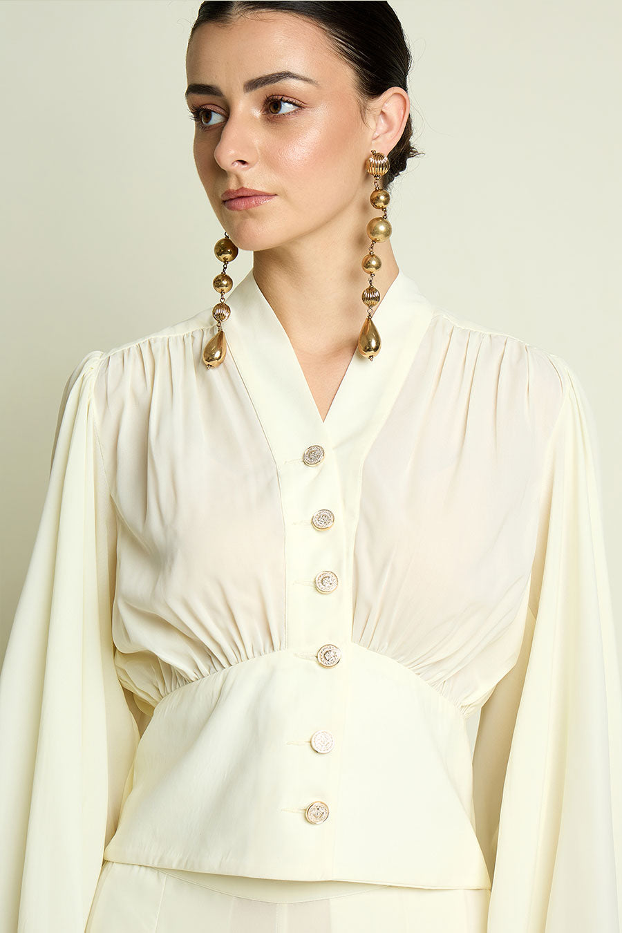 White Bella Top & Pant Co-Ord Set