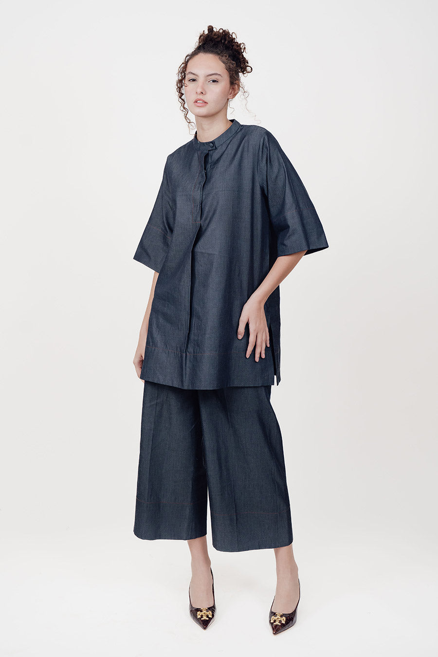 Horizon Blue Cotton Co-Ord Set