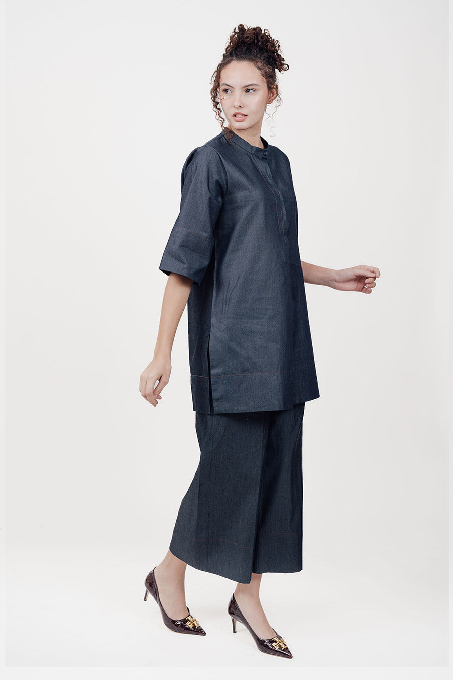 Horizon Blue Cotton Co-Ord Set