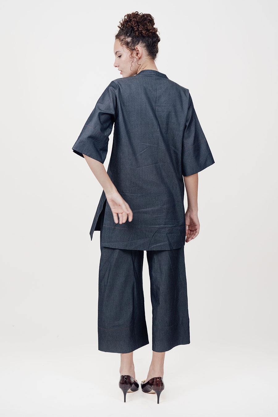 Horizon Blue Cotton Co-Ord Set
