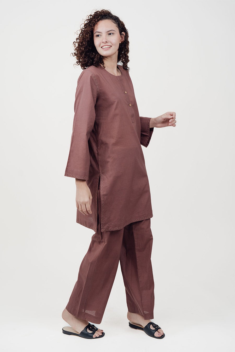 Rise Rose Cotton Co-Ord Set