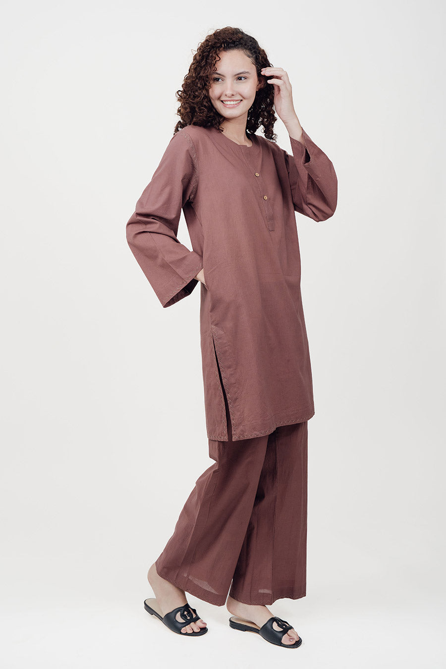 Rise Rose Cotton Co-Ord Set