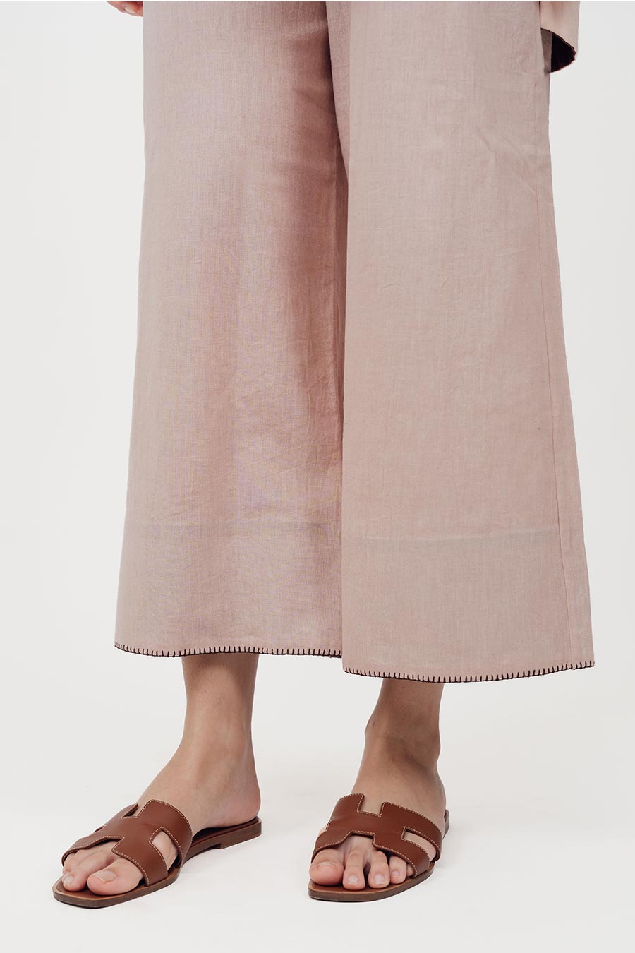 Ziya Champagne Cotton Linen Co-Ord Set
