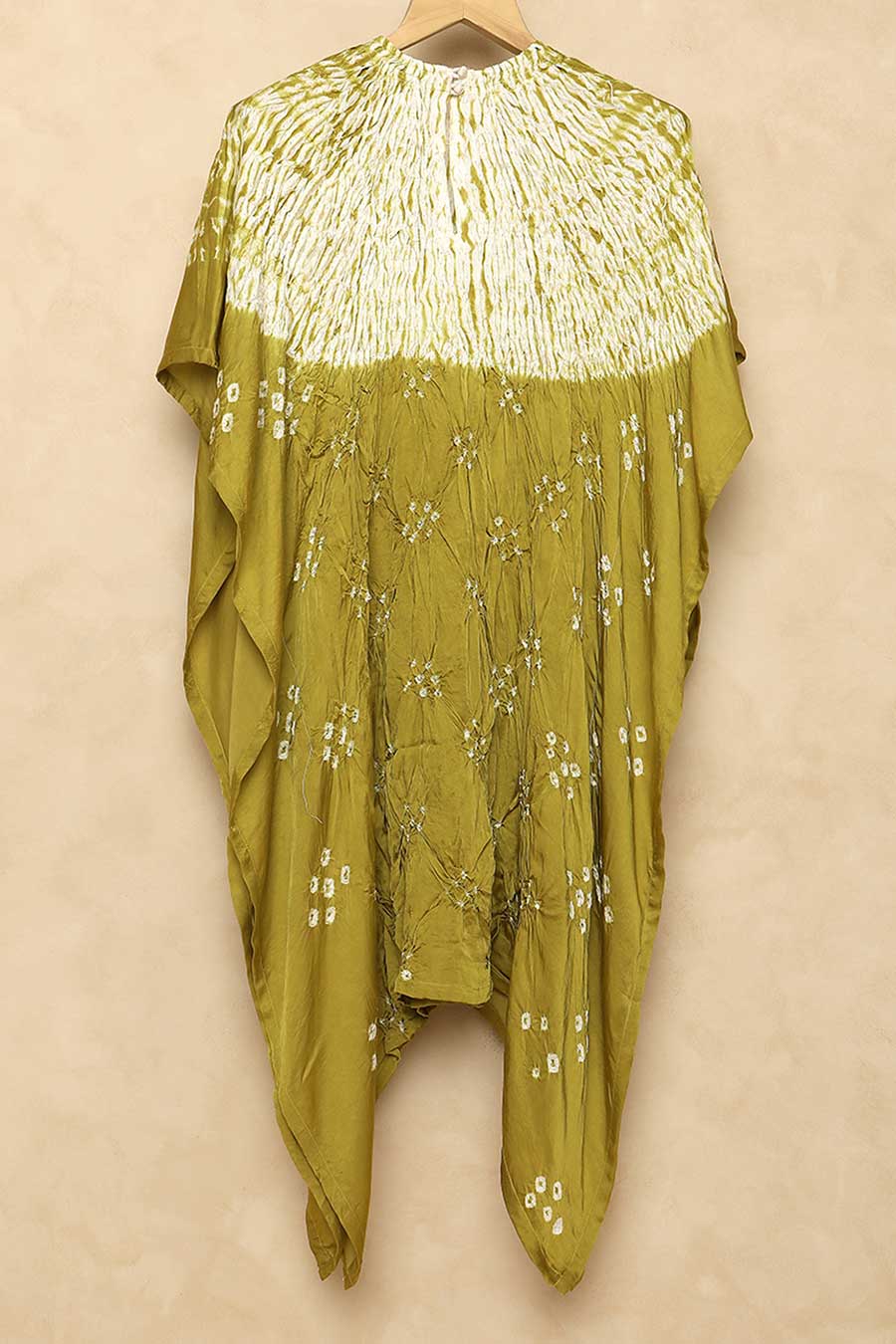 Olive Shibori Adaa Kaftan