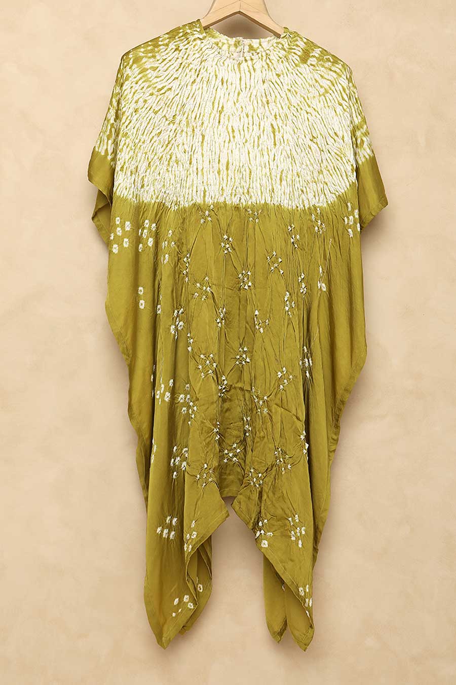 Olive Shibori Adaa Kaftan