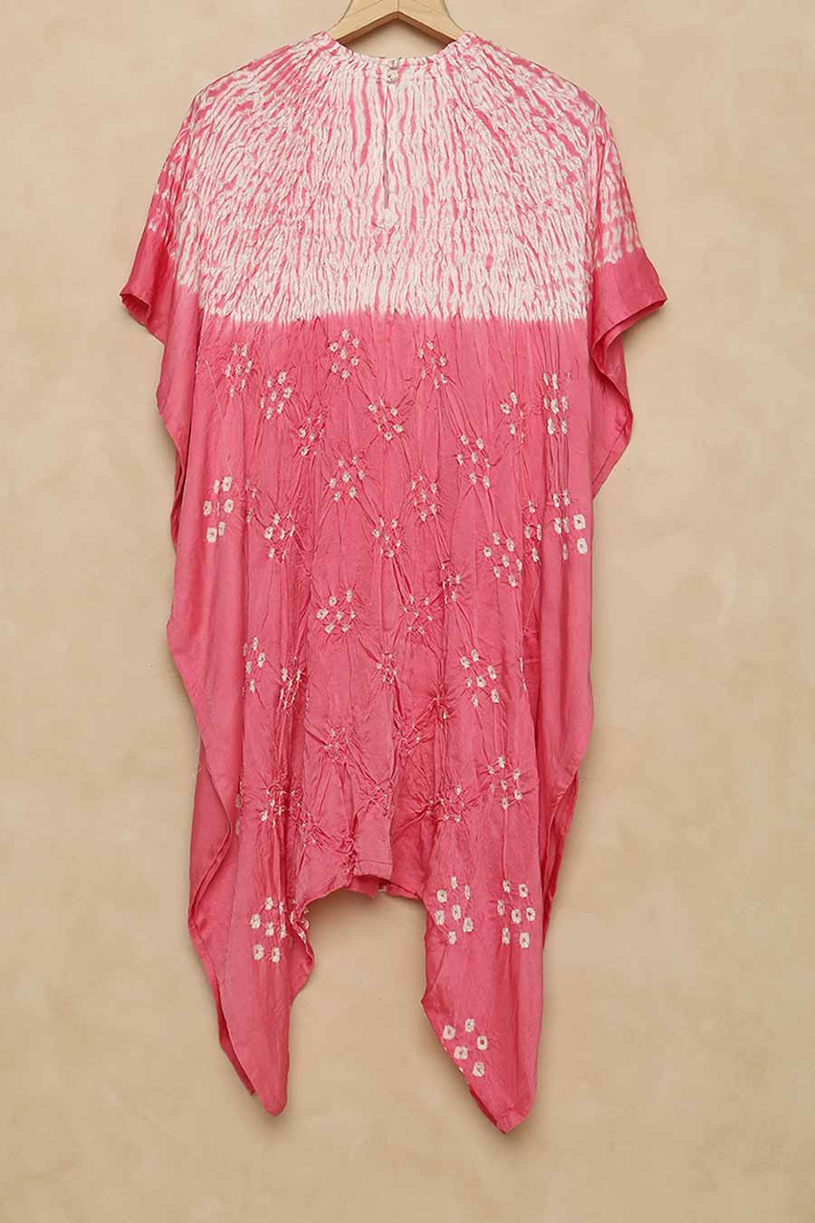 Peach Shibori Adaa Kaftan