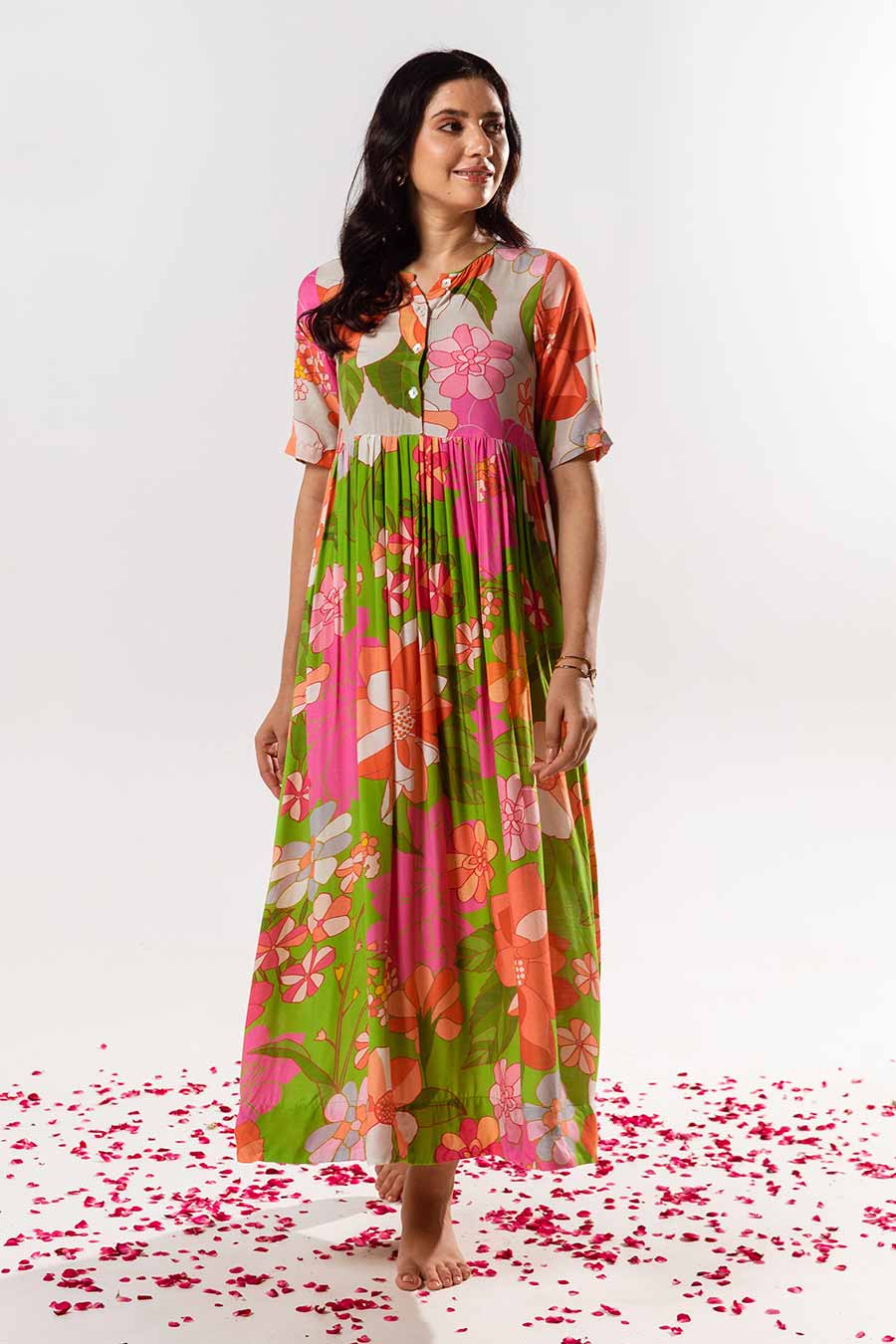Multicolour Printed Emilia Dress