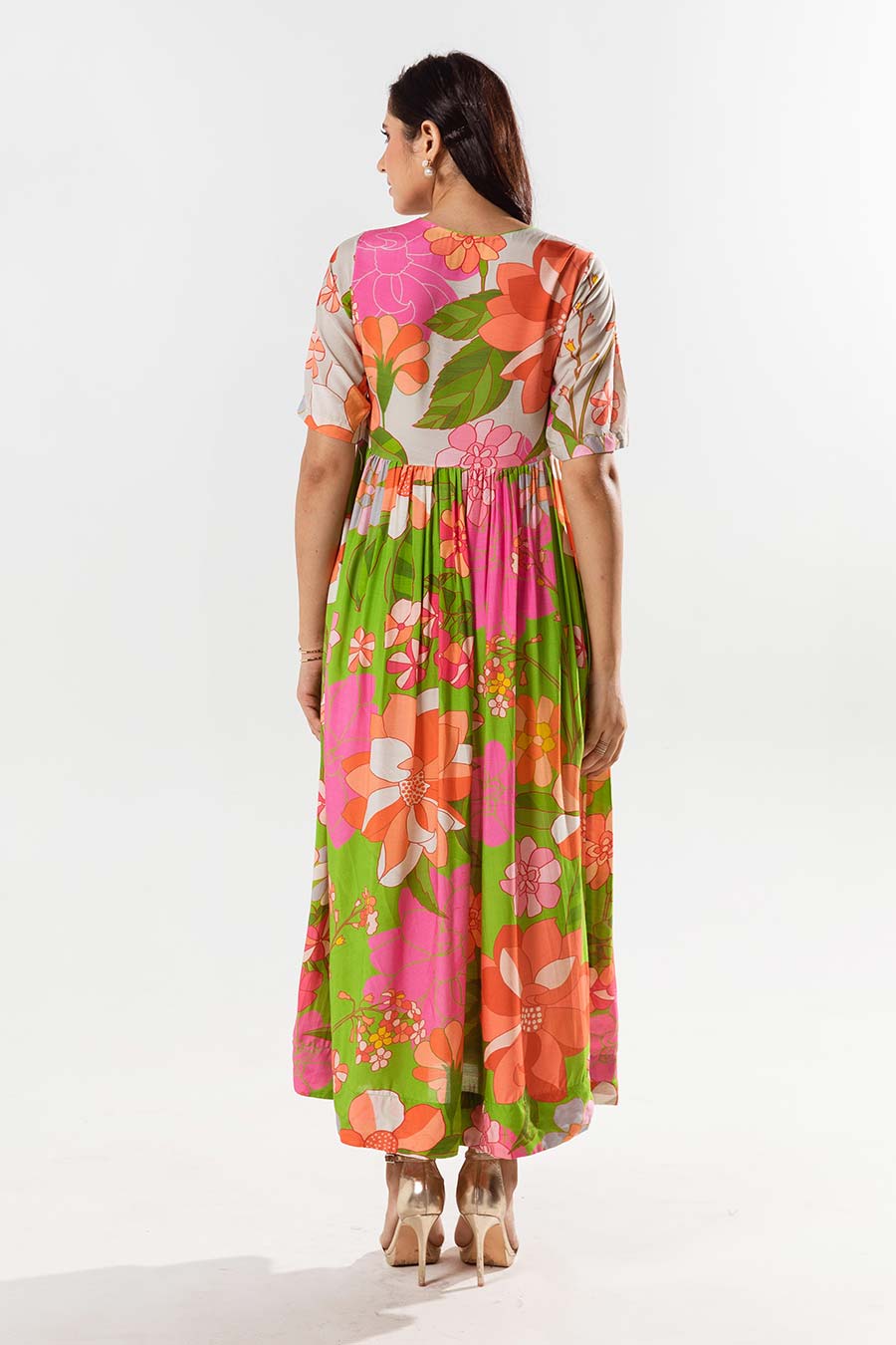 Multicolour Printed Emilia Dress