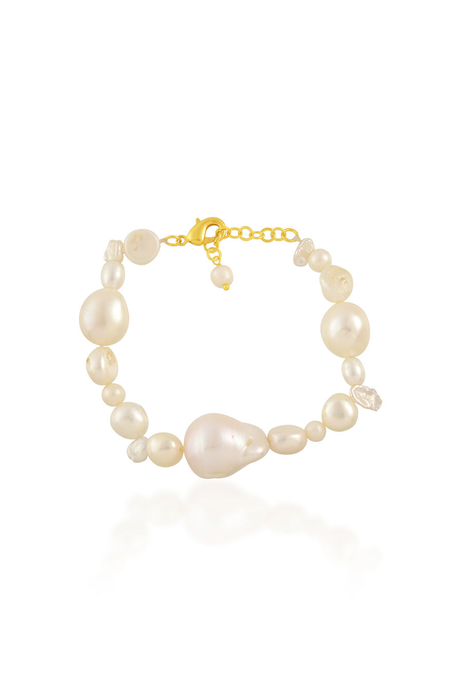 Uneven Pearl Bracelet