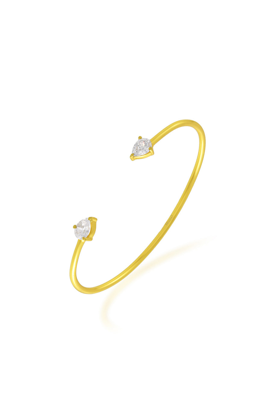 White Gems Petite Hand-Cuff