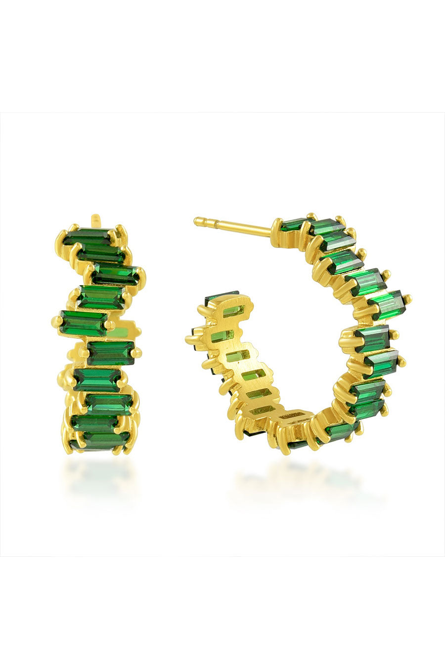Green Vogue Hoops