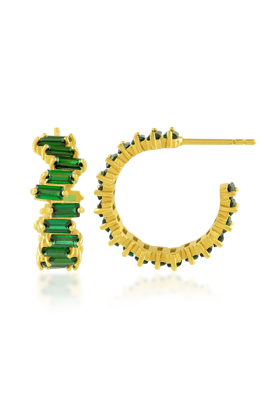 Green Vogue Hoops