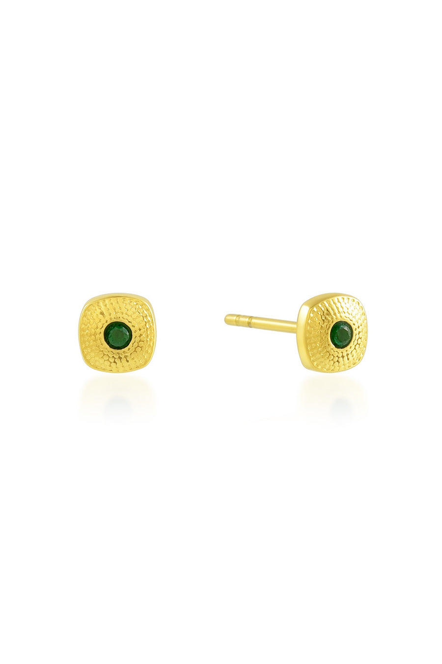 Green Gems Granulated Studs