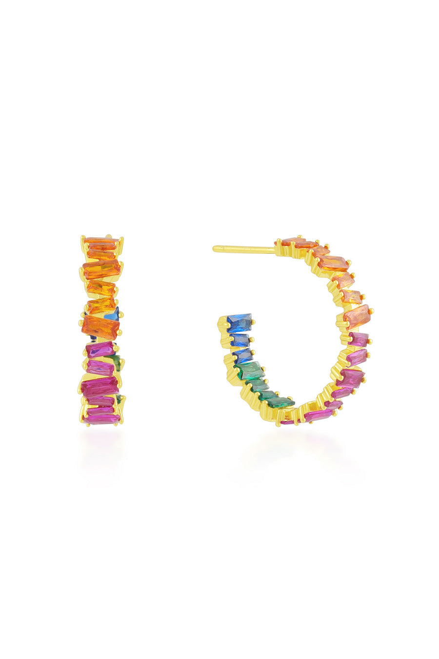 Multicolour Vouge Hoops