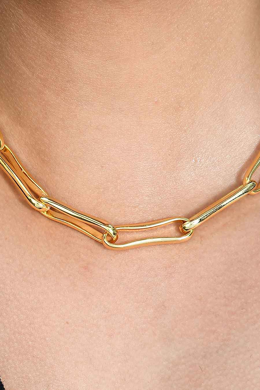 Chunky Paperclip Chain Necklace