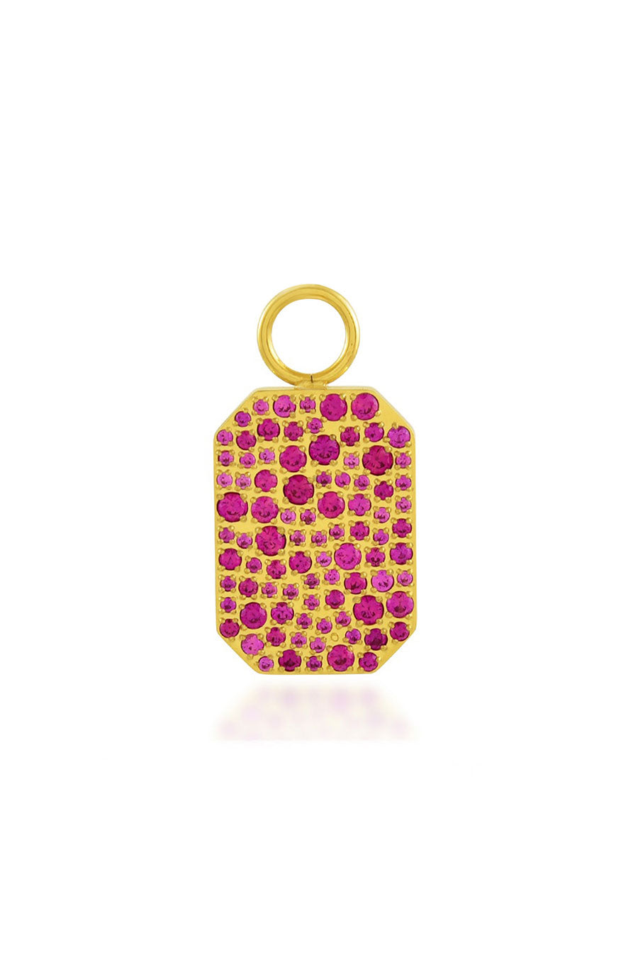 Pink Gems Classic Bullion Charm