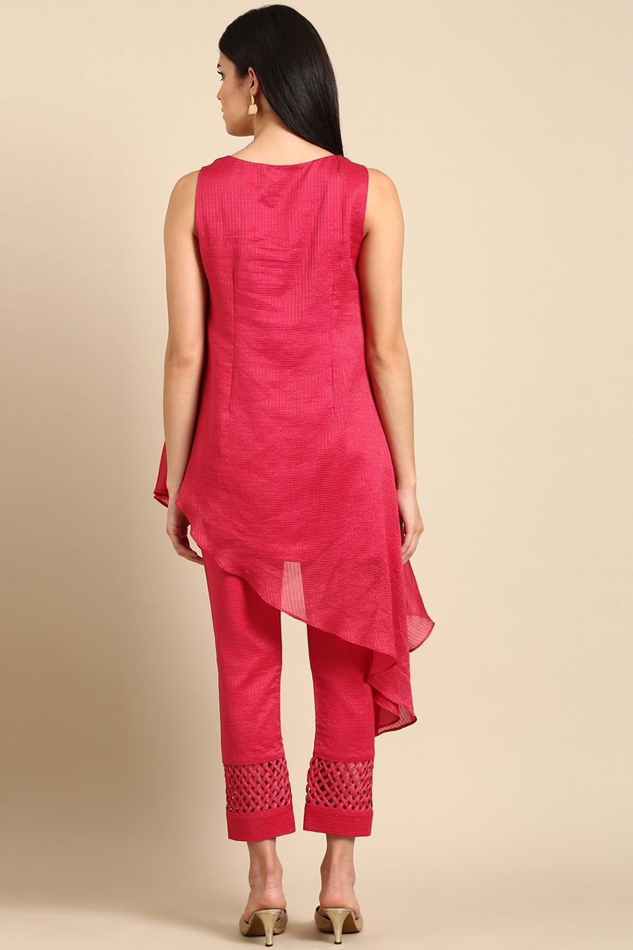 Pink Asymmetric Co-ord Set