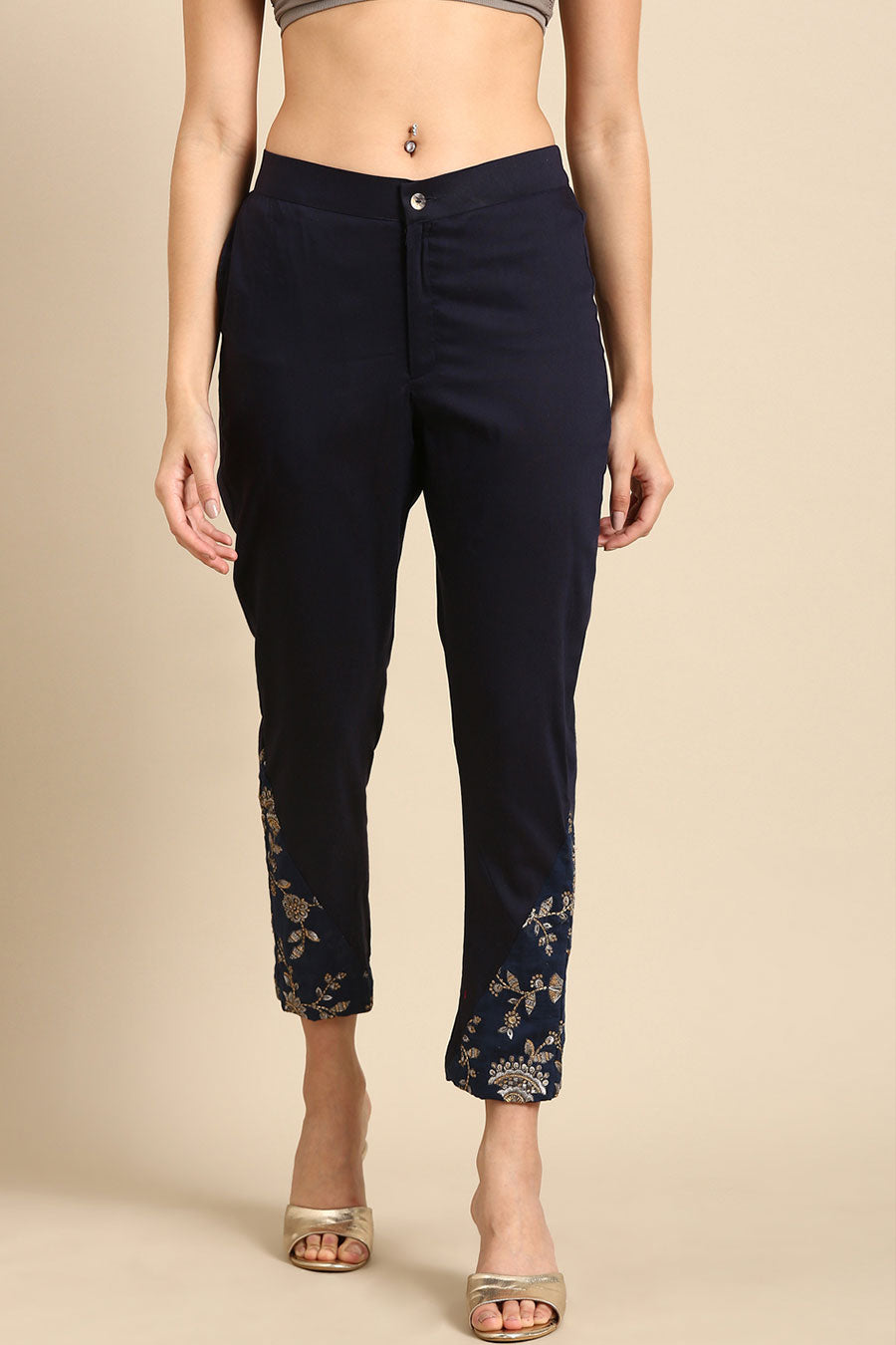 Blue Embroidered Co-Ord Set