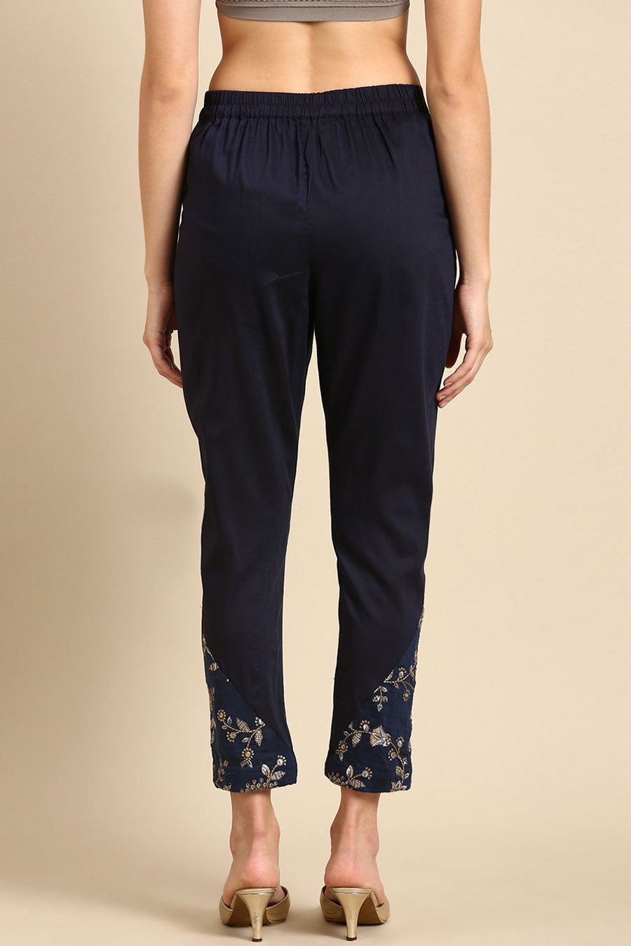 Blue Embroidered Co-Ord Set