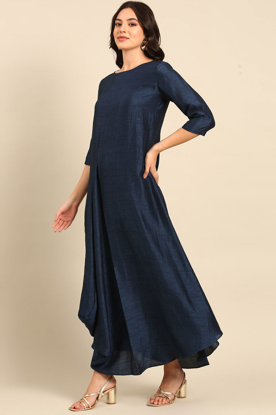 Navy Blue Long Dress