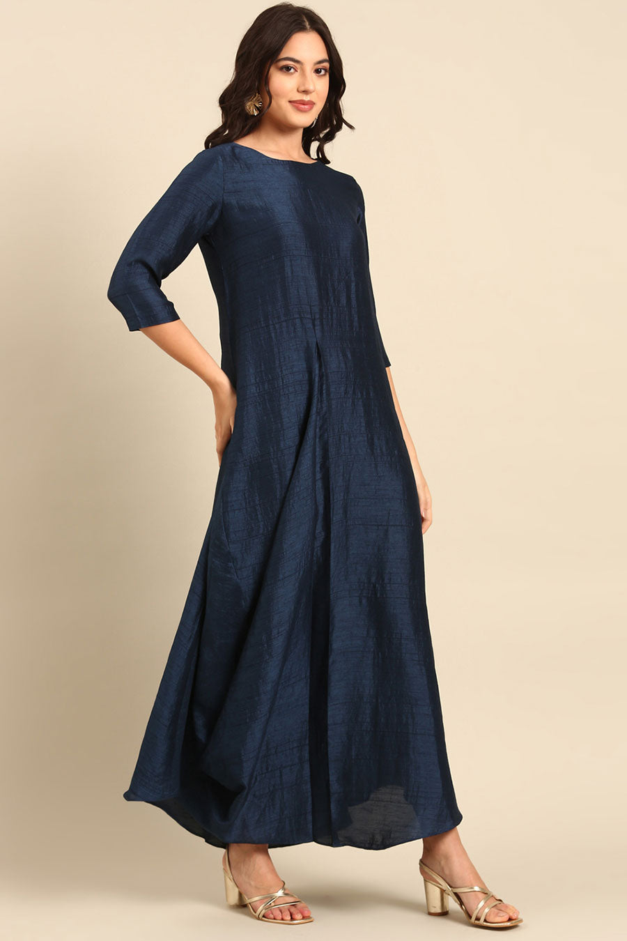 Navy Blue Long Dress