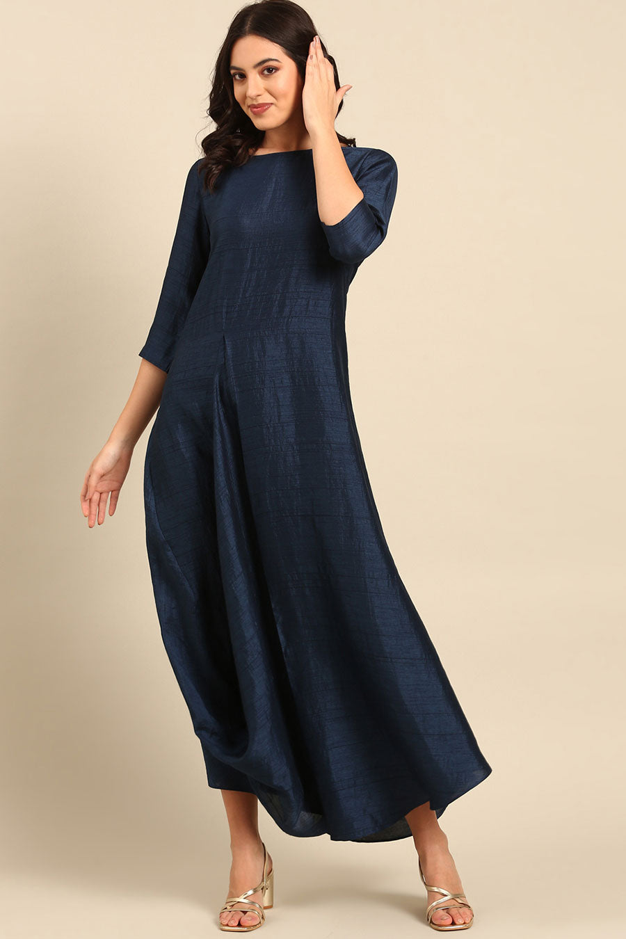 Navy Blue Long Dress