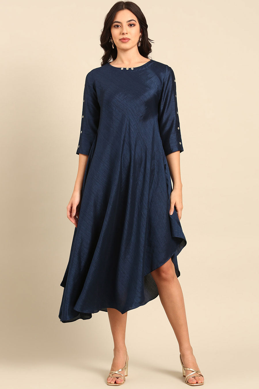 Blue Embellished Dress