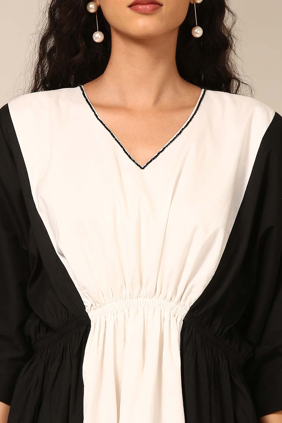Black & White Panelled Dress