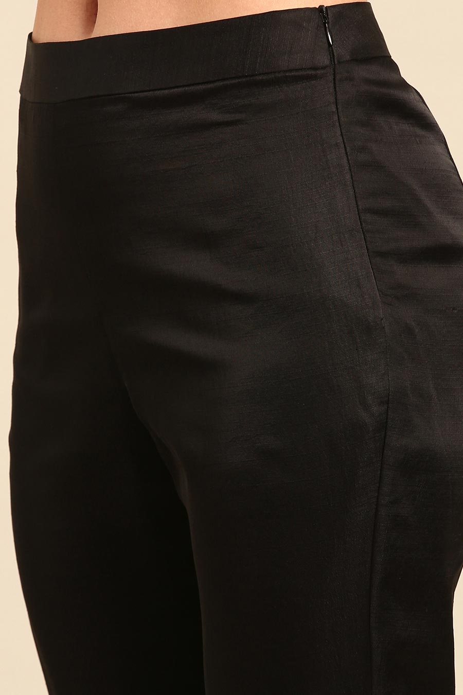 Black Embellished Tunic & Pant Co-Ord Set