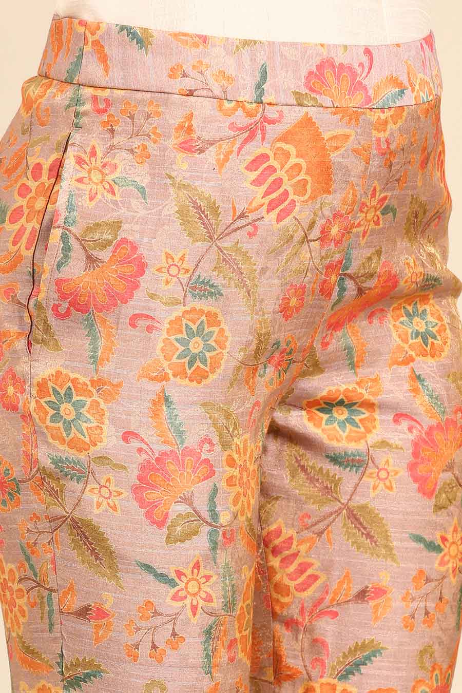 Pink & Ivory Brocade Co-Ord Set