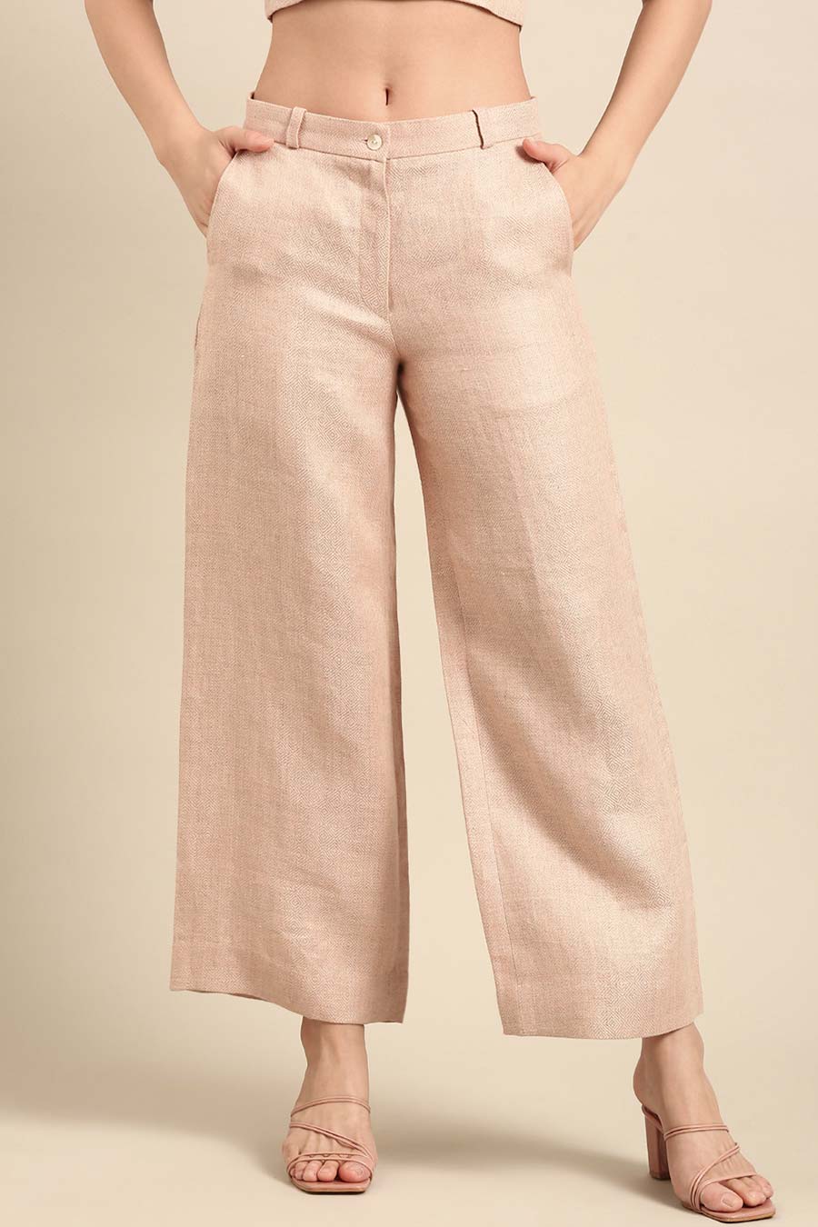 Pink Strap Top & Pant Co-Ord Set