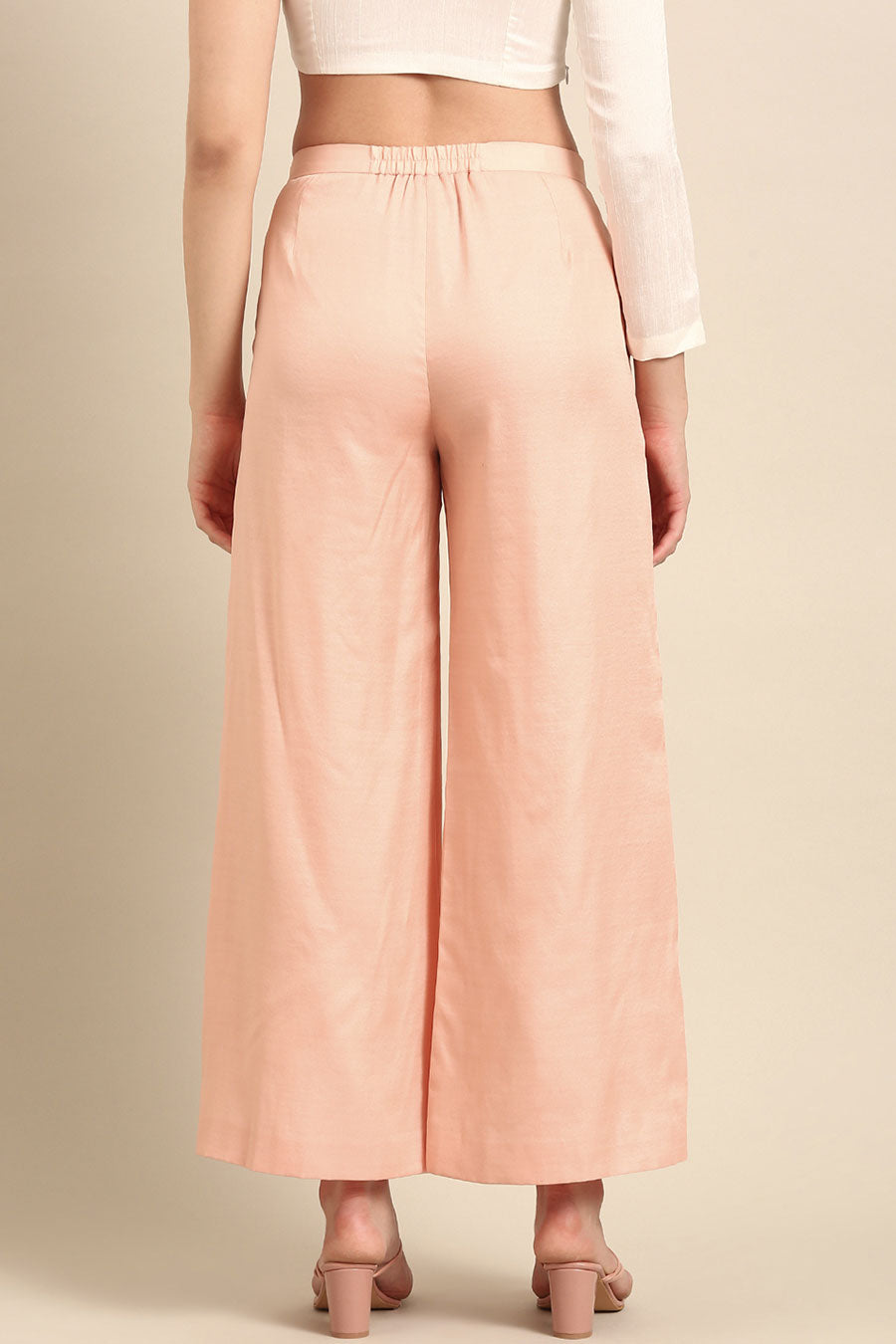 Pink Tunic & Wide-Leg Pant Co-Ord Set