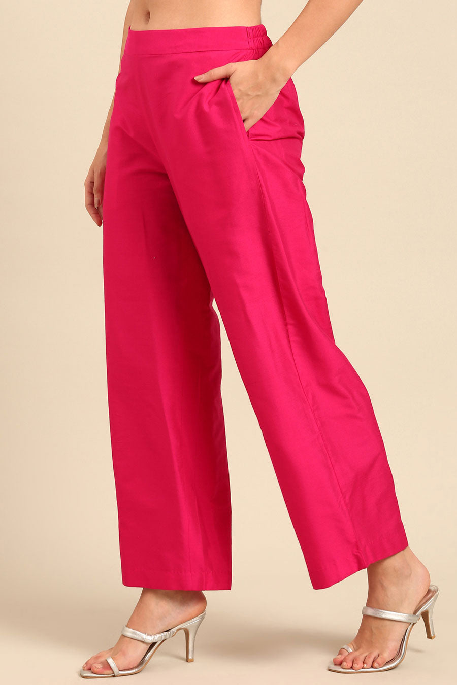 Pink Palazzo Pants