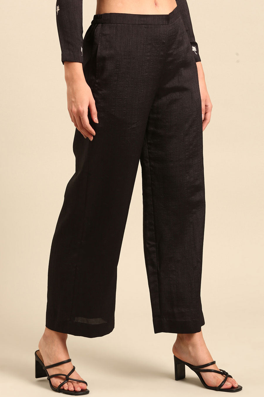 Black Flared Pants