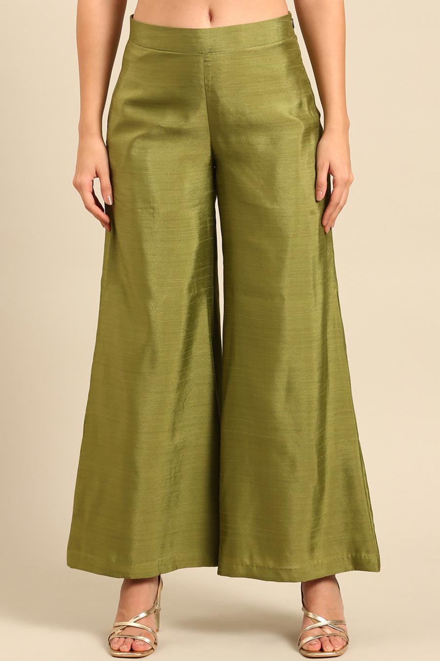 Green Palazzo Pants