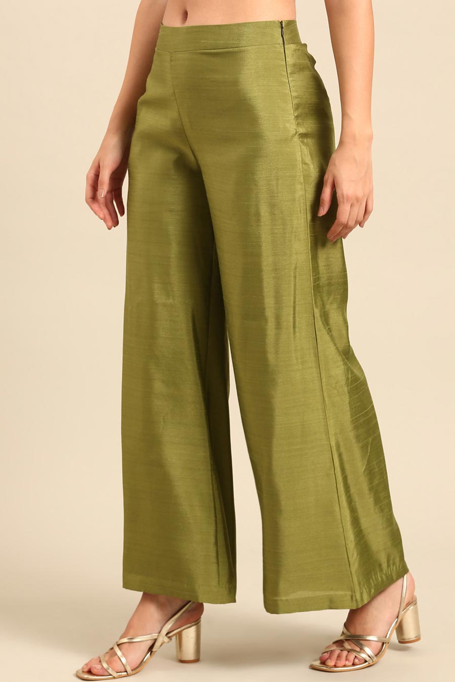 Green Palazzo Pants