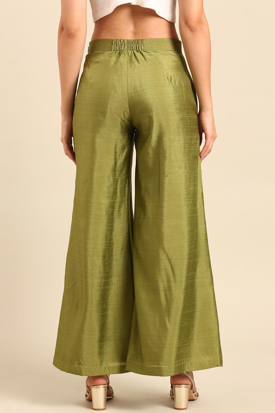 Green Palazzo Pants