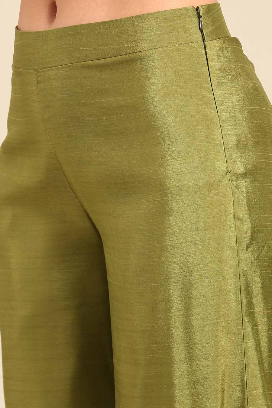 Green Palazzo Pants