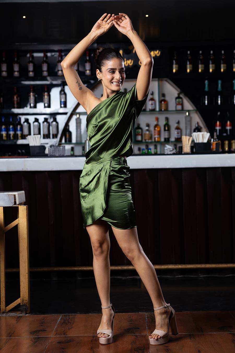 Green Top & Skirt Co-Ord Set