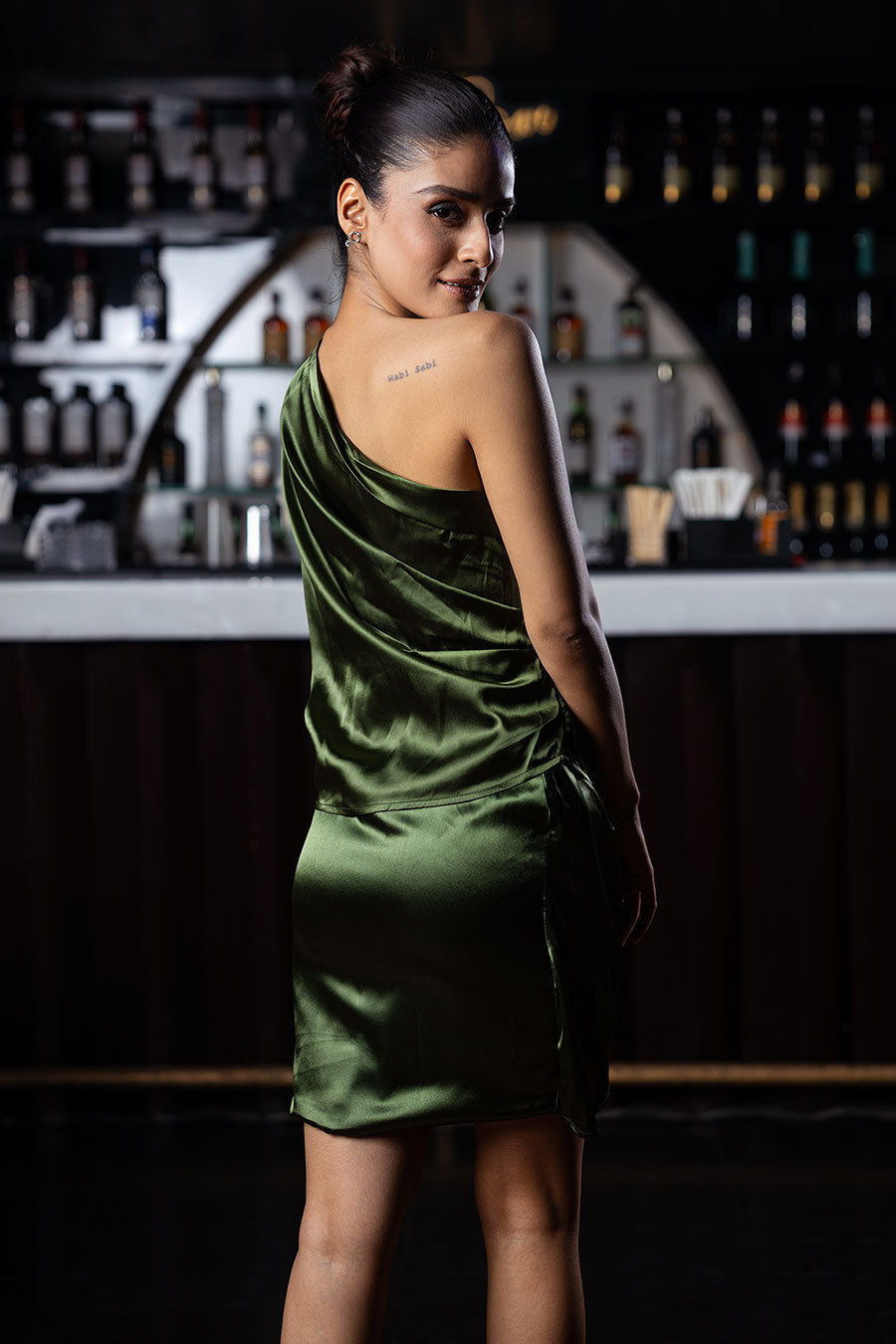 Green Top & Skirt Co-Ord Set
